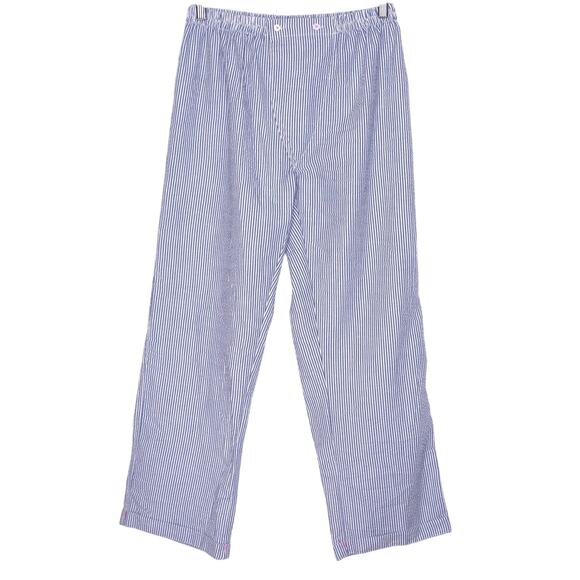 INTIMATELY Free People Pinstripe Gauze Pant Wide-Leg Pant Blue White Women's XS - Picture 1 of 10